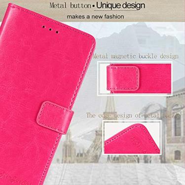 Imagem de TienJueShi Rosa Premium Retro Stand Portafoglio TPU Capa de silicone para Asus ROG Phone 8 Pro 17.2 cm In Pelle Case Copertina Custodia Protettiva Cover