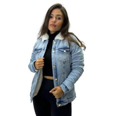 Imagem de Jaqueta Notory Jeans com Botão Forrada-Feminino