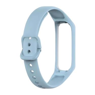 Imagem de Pulseira Silicone Borracha Para Galaxy Fit 2 Fit2 Sm-r220 DM ACESSÓRIOS (AZUL MAYA)