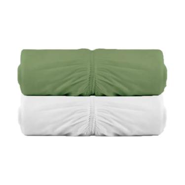 Imagem de Kit 2 Lençóis Malha Casal com Elastico Vivaldi - Fio 30/1 Penteado - 100% Algodao (Kit4)