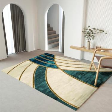 Imagem de Tapete geométrico fofo para sala de estar, tapete grande para casa, quarto, cabeceira, pelúcia, varanda, janela, salão, macio, h, 300x350cm