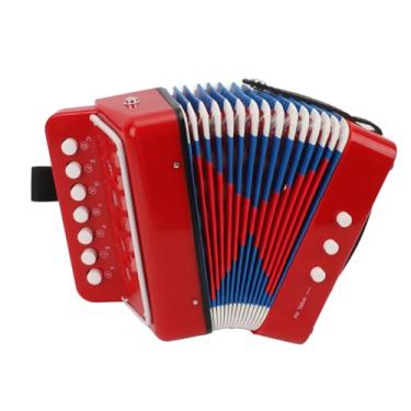 Imagem de Acordeão Infantil, Brinquedo de Acordeão Leve de 7 Teclas Com Fivela de Cinto Lateral, Mini Instrumentos Musicais de Acordeão Portátil para Iniciantes, Crianças, Crianças, Bebês