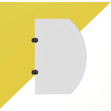 Imagem de Divisória de mictório montada na parede, divisor de mictório de desenho animado infantil, defletor de mictório de privacidade, divisória de banheiro com tela de mictório, para escolas/jardin