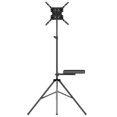 Imagem de Suporte para tv ou monitor com tripe suporte regulavel de altura - AVA