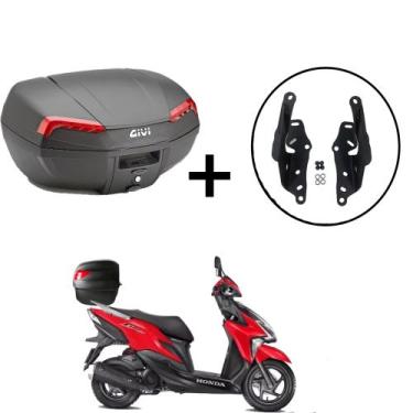 Imagem de Baú Bauleto Givi E46nbr Riviera46l  + Sup Baú Superior Elite