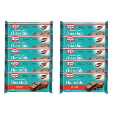 Imagem de 10 un Cobertura Barra Chocolate ao Leite 1,01kg - Dr. Oetker