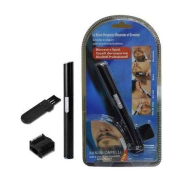 Imagem de Mini Depilador Aparador De Pelos - Caneta Preto - Bcs