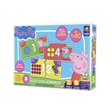 Imagem de Jogo de Educativo Peppa-Pig Jogo dos Números - Mimo Brinquedos