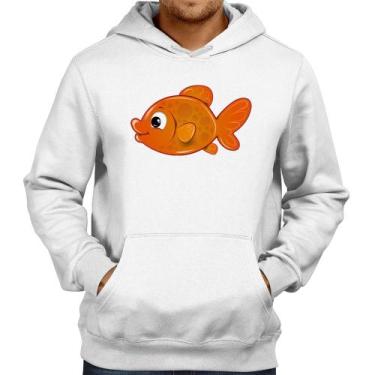 Imagem de Moletom Peixinho Brinquedo - Foca na Moda, Branco, GG