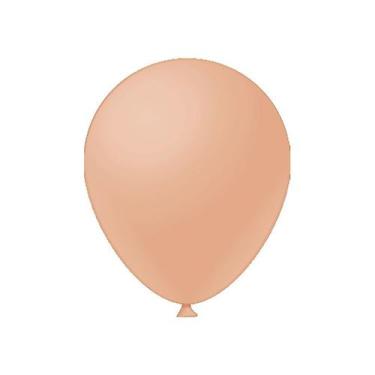 Imagem de Balão de Festa Látex Liso - Pêssego - Festball - Rizzo