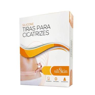 Imagem de Fita Gel Silicone 10x2cm Para Cicatriz Queloide 50 SiliSkin
