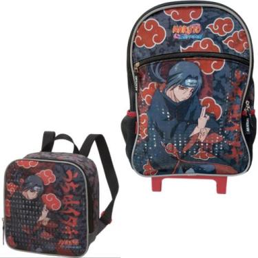 Imagem de Kit mochila + lancheira naruto Shippuden - Luxcel