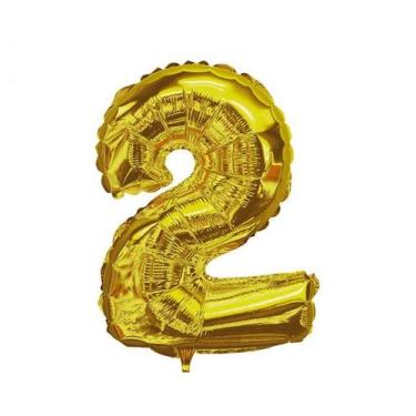 Imagem de Balao Metalizado Numeral Dourado 16 Polegadas Golden Festa