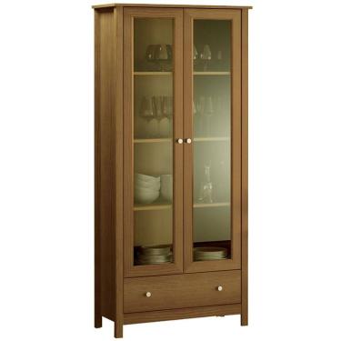 Imagem de Cristaleira 2 Portas Vidro 1 Gaveta 180x80 cm E954 Diamond Dtall