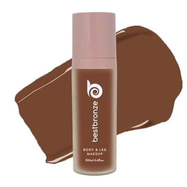 Imagem de Best Bronze Bombshell Maquiagem Corporal e para Pernas - Maquiagem à Prova D'água para Pernas e Base Corporal - para Cicatrizes, Cobertura de Varizes e Corretivo para Pernas (NC61 Radiância Profunda)