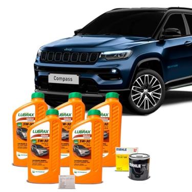 Imagem de Kit Troca de Oleo Lubrax Offroad 5W-30 e Filtro Compass 2.0 16v 2016 a 2022