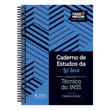Imagem de Caderno De Estudos Da Lei Seca Volume Único - Técnico Do Inss - 2025