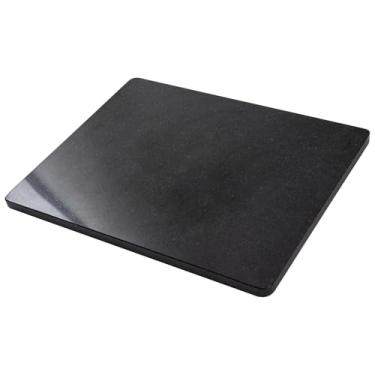 Imagem de Adolif Tábua de corte de granito preto, placa de pastelaria grande de mármore de 40,6 x 50,8 cm, tábuas de corte de pedra para cozinha, pacote com 1 peça
