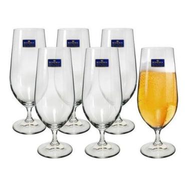 Imagem de Jogo 6 Taças Bohemia Cristal Beer Cerveja 380ml