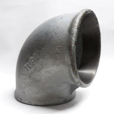 Imagem de Cotovelo De Ferro Galvanizado 90- X 3/8" Kit Com 10 Peças - TUPY