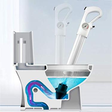 Imagem de Desbloqueador de sanita insuflável, ferramenta de limpeza de drenagem, ferramenta de drenagem de esgoto de lava-louças de cozinha para esgoto de dragagem de casa de banho de cozinha
