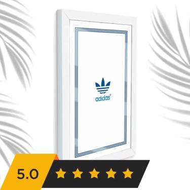 Imagem de Quadro Decorativo Copa Blue Clas Loja Empresa + Vidro 33x25