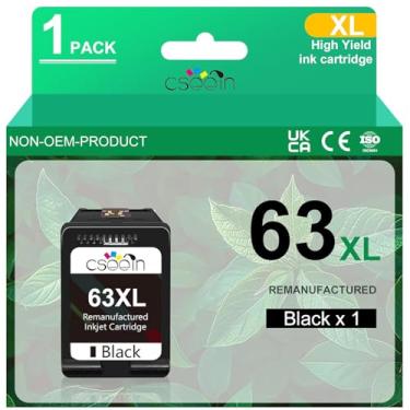 Imagem de Cartuchos de tinta remanufaturados para HP Ink 67 67XL, pacote combo de substituição de tinta de impressora preta para HP Envy 6055 6052 6075 Envy Pro 6452 6455 6458 Deskjet 2732 2752 2755 Deskjet Plus 4155 4152 4140 (2 (2)
