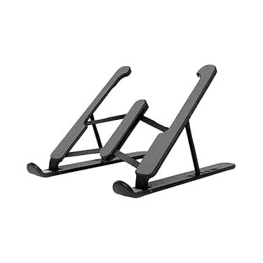 Imagem de Suporte para Notebook Base Ajustável Dobrável Ergonômico Portátil – Alivia Dores nas Costas – Ideal para Home Office, Mesa ou Cama – Leve, Resistente