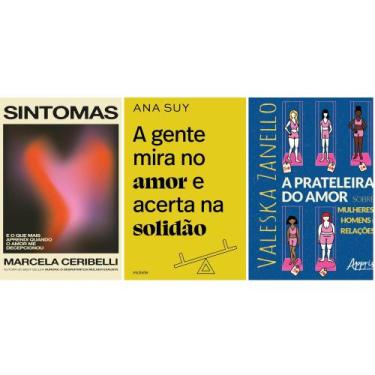 Imagem de Kit Sintomas + A gente mira no amor e acerta na solidão + A Prateleira