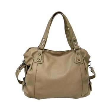 Imagem de Bolsa Feminina De Couro Macio De Grande Capacidade, Bolsa De Ombro, Bo