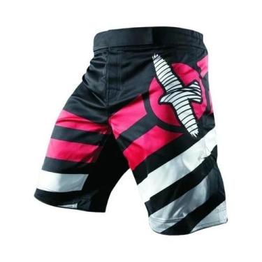 Imagem de Shorts De Treinamento De Boxe Black Dragon Eagle MMA Respirável Esport