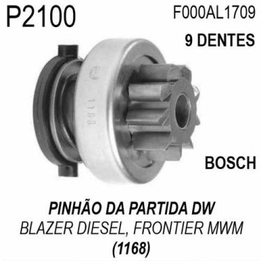 Imagem de PINHAO PARTIDA para MOTOR BOSCH: F000AL0105: F000AL0107: F00