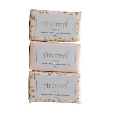 Imagem de Kit Felicità Feminino: 3 Sabonetes em Barra + Necessaire com Zíper - A