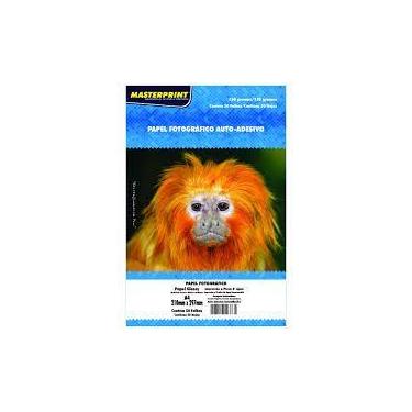 Imagem de Papel Fotográfico 130g - A4 - Auto Adesivo - 50 FOLHAS - masterprint