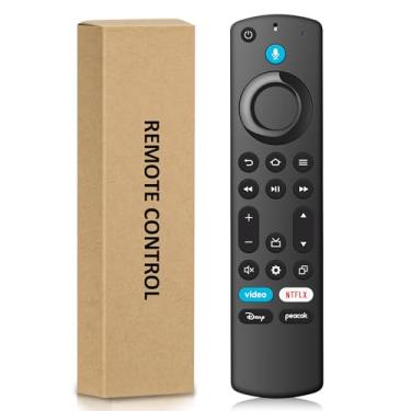 Imagem de Substituição de voz de controle remoto para Smart TV Stick, TV Cube e para todas as Smart TVs Insignia-Toshiba-Pioneer AMZ