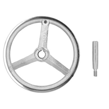 Imagem de 22x250mm Wheel Wheel com alça giratória 3 Ro de mão de metal redon de raio para moagem de torno Máquina de moagem