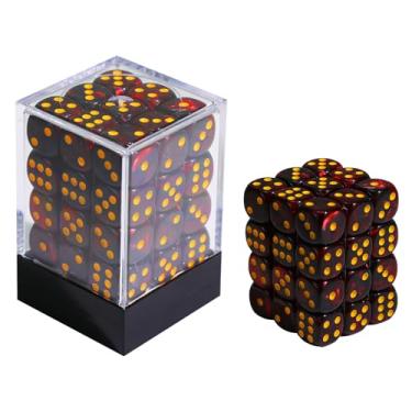 Imagem de FIGURESLAB 36PCS 12mm Mini Dice Set with Box, D6 Standard 6 Sided Game Dice, Compatible with Yahtzee RPG D&D Board Games Classroom Teaching Dices Game Math Learning