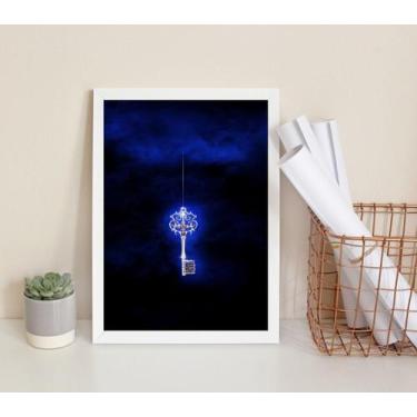 Imagem de Quadro Decorativo Chave Iluminada- Arquétipo 24X18Cm - Quadros On-Line