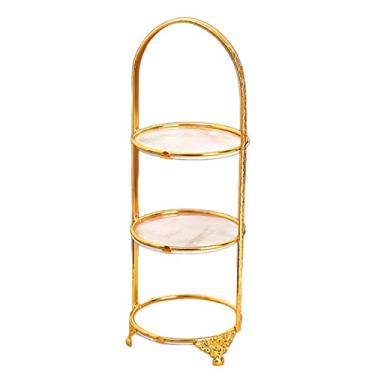 Imagem de Suporte de bolo decorativo de ferro bandeja de bolo moderna para exibição de bolo para eventos, festas, casamentos, bolos, sobremesas, cupcakes, prato de bolo, doces, cupcake, sobremesa, prateleiras
