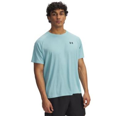 Imagem de Camiseta de Treino Under Armour Tech Textured Masculino, Azul, P