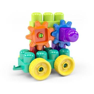 Imagem de Brinquedo para Montar GIRA-GIRA da Blocolandia 13PCS - Dismat
