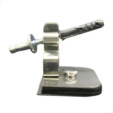 Imagem de Fixador Para Porta Rodapé Piso C Parafuso M1702X Polido - Fast Vidros