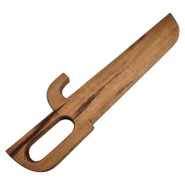 Imagem de Faca Borboleta De Madeira Para Treino Kung Fu Wing Chun