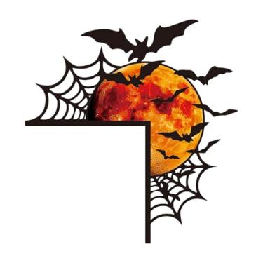 Imagem de BLWOTMOR Adesivo de Parede de Halloween, Adesivo de Parede de Halloween, Decoração de Casa para Jardim, Janela, Style a, Tamanho real