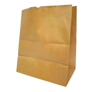Imagem de Saco de Papel Kraft Liso Delivery 22x34x13,5cm 300un - Papeltec Embala