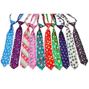 Imagem de Conjunto de gravatas para cães PET SHOW, 10 peças de Natal, grandes, a