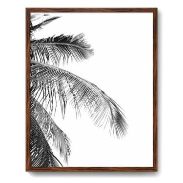 Imagem de Porta-retratos euwazram Rustic Walnut 22x28 cm para obras de arte