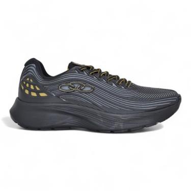 Imagem de Tenis Olympikus Fluir Masculino Evasense Cover Grid Macio, Preto, 39