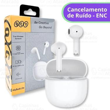 Imagem de Fone Qcy Ailybuds Lite Enc T29 Bluetooth 5.3 Gtr2 T20 T35