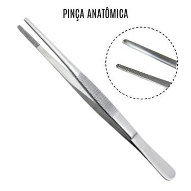 Imagem de Pinça anatomica reta - LOVE SAUDE